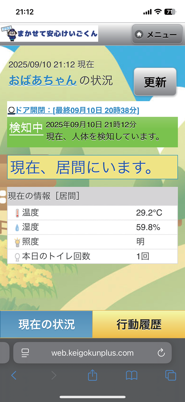 現在の状況イメージ